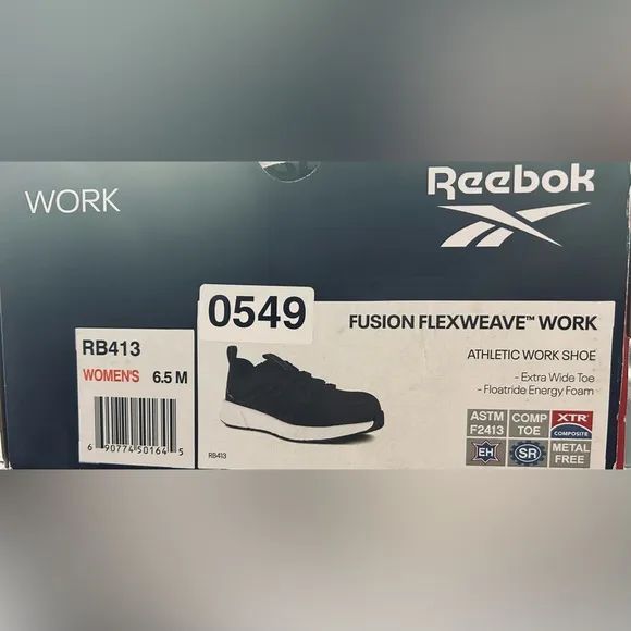 Reebok® Work Fusion Flexweave Composite Toe Women's Size 6.5M New in Box