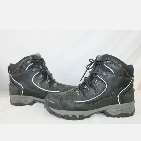 RefrigiWear Mens Steel Toe Vibram Safety Boots Sz 12 Waterproof 1160CR 400 GRAMS