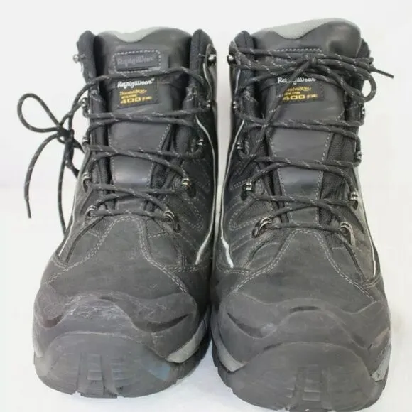 RefrigiWear Mens Steel Toe Vibram Safety Boots Sz 12 Waterproof 1160CR 400 GRAMS