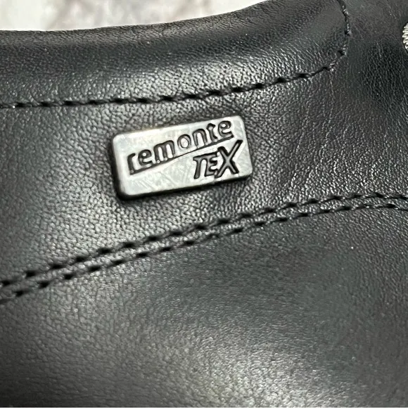 Remonte Liv Sneakers Lite n Soft Shoes Womens 7.5 EU 38 Black Leather Minimalist