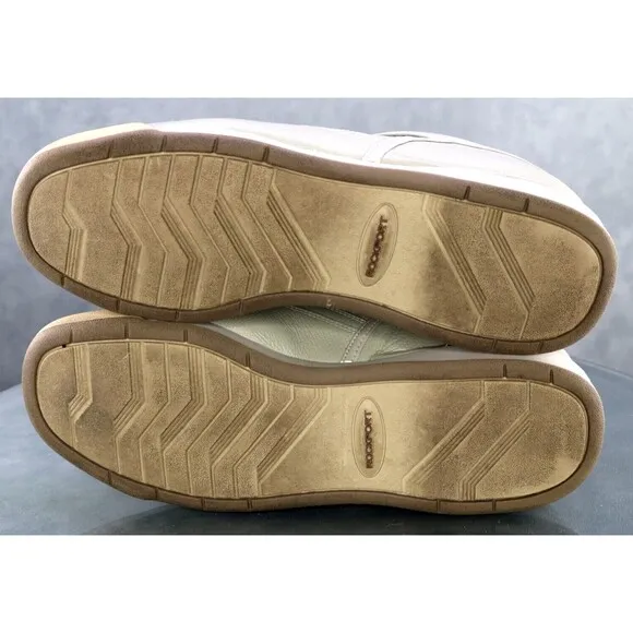 Rockport Prowalker $120 Men's Comfort Walking Shoes Size 11 Leather Beige K71110