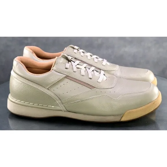 Rockport Prowalker $120 Men's Comfort Walking Shoes Size 11 Leather Beige K71110