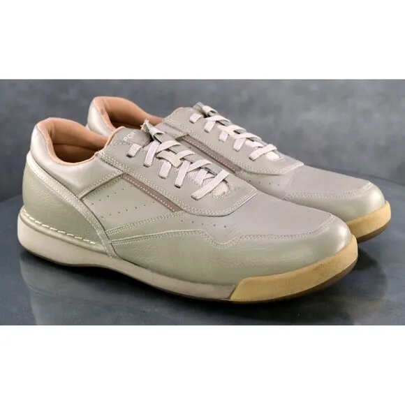 Rockport Prowalker $120 Men's Comfort Walking Shoes Size 11 Leather Beige K71110