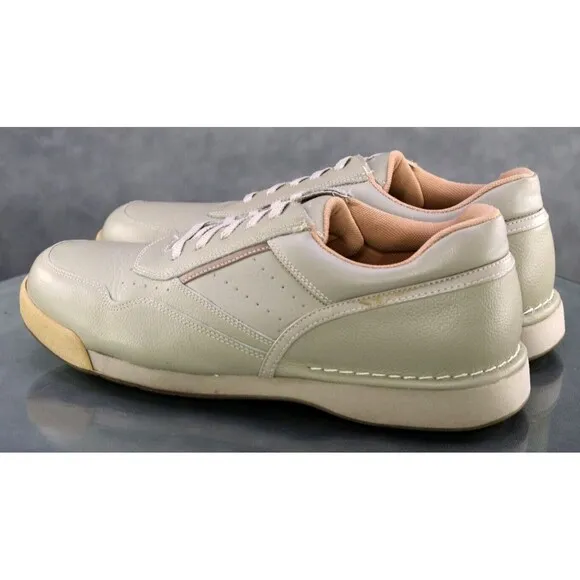 Rockport Prowalker $120 Men's Comfort Walking Shoes Size 11 Leather Beige K71110