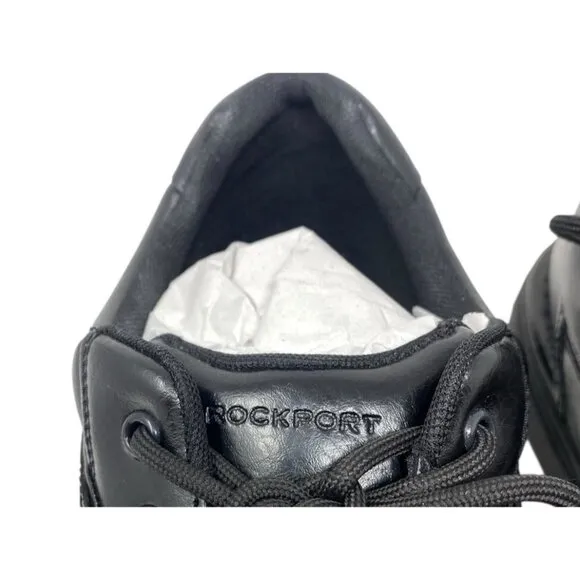 Rockport Ridgefield Eureka Walking Shoes Men’s Size 11 Black Leather NWOB