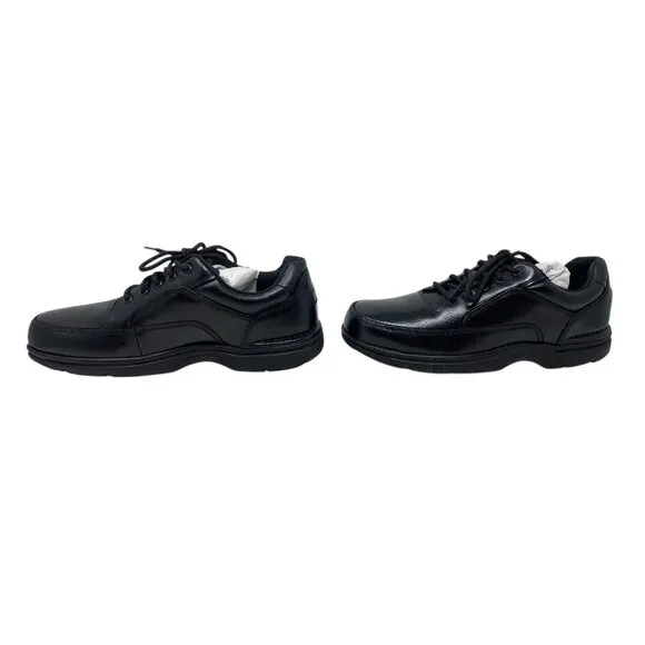 Rockport Ridgefield Eureka Walking Shoes Men’s Size 11 Black Leather NWOB