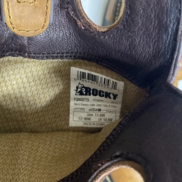 Rocky Long Range 11&quot; WaterproofWestern Leather Work Boots - Size 11.5W