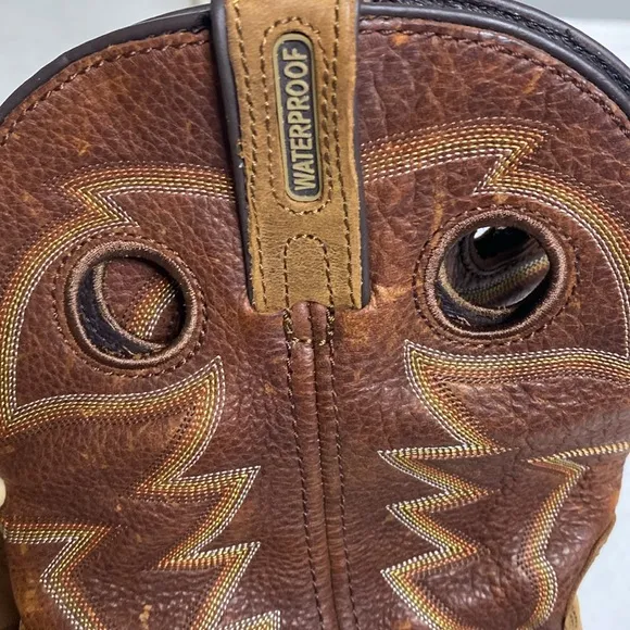 Rocky Long Range 11&quot; WaterproofWestern Leather Work Boots - Size 11.5W