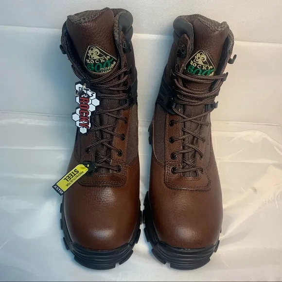 Rocky Sport Utility Max Brown Boots Extra Wide