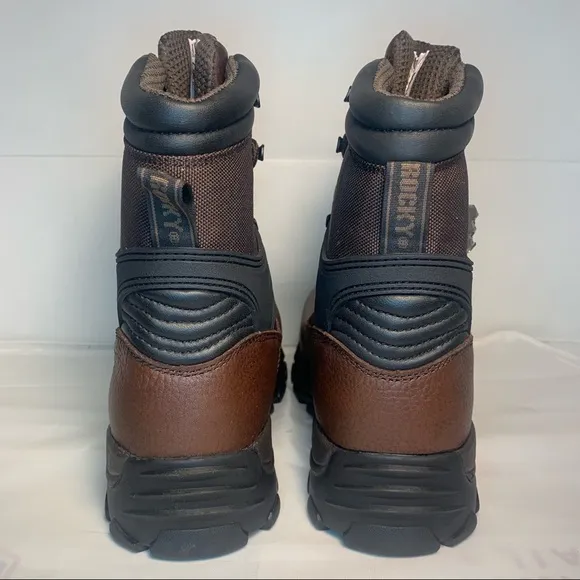 Rocky Sport Utility Max Brown Boots Extra Wide