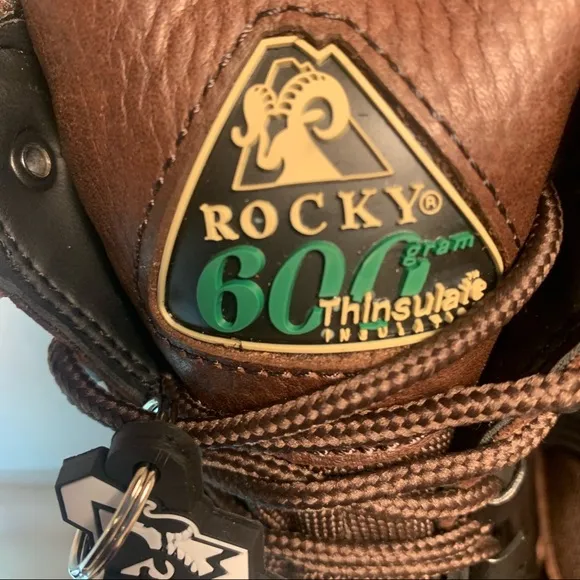 Rocky Sport Utility Max Brown Boots Extra Wide