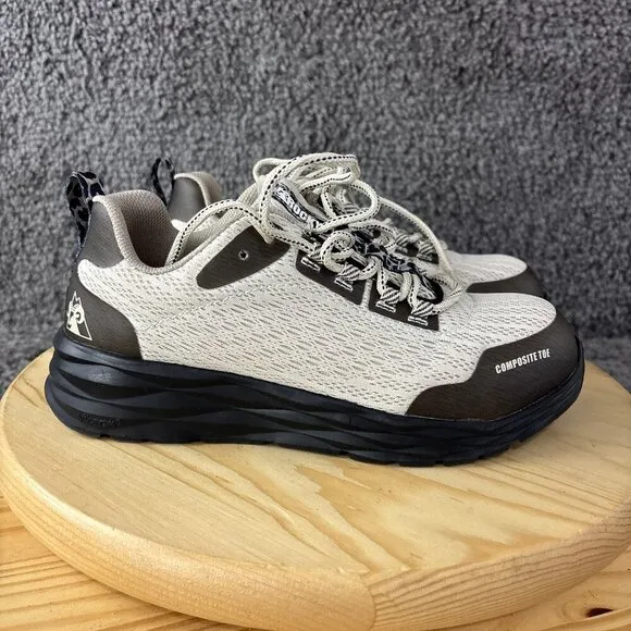 Rocky V-Lite 4&quot; Nano Composite Work Shoe Womens 8.5 Light Brown Safety Sneaker