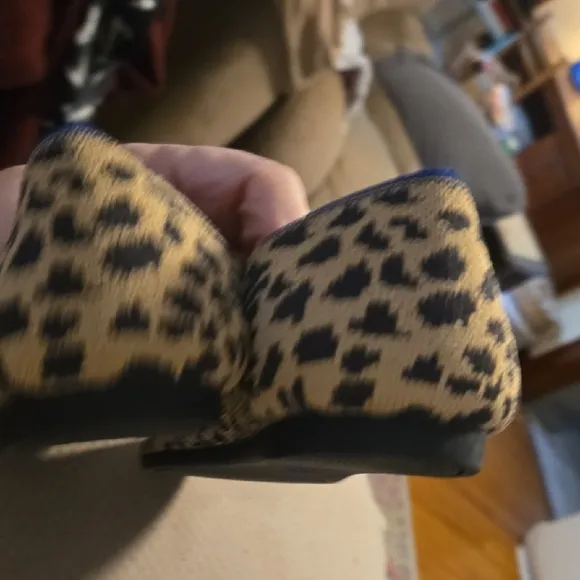 Rothy's On Point  Leopard Print Women's Flats. Size 9