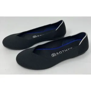 ROTHY'S The Flat Womens Size US 7 Black Round Toe Shoes‎ Ballet Style EUC
