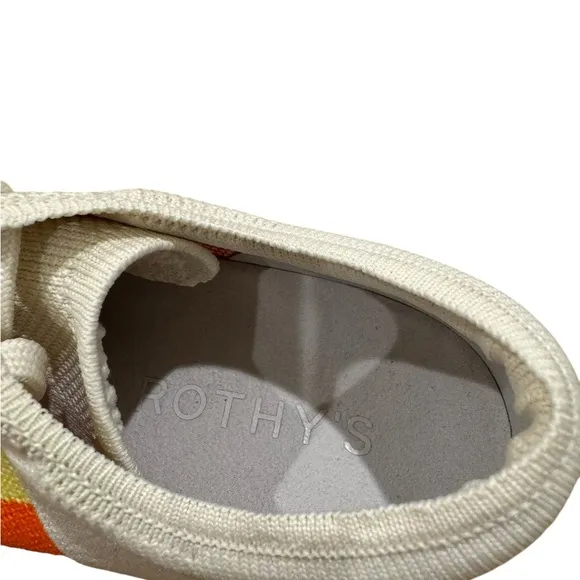 Rothys The Lace Up Womans Multicolor Sneakers