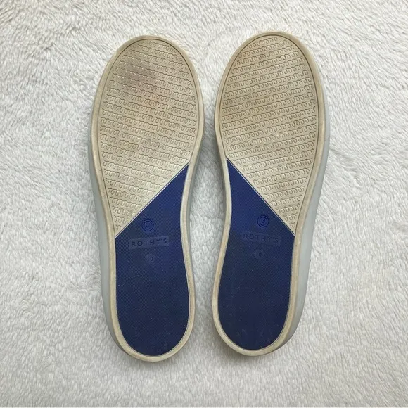 Rothy’s The Original Slip On Sneaker Shoes Steel Gray 006-108 Size 10