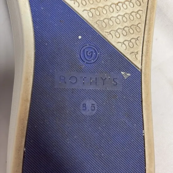 Rothy’s The Original Slip On Sneaker Steel Gray Size 8.5