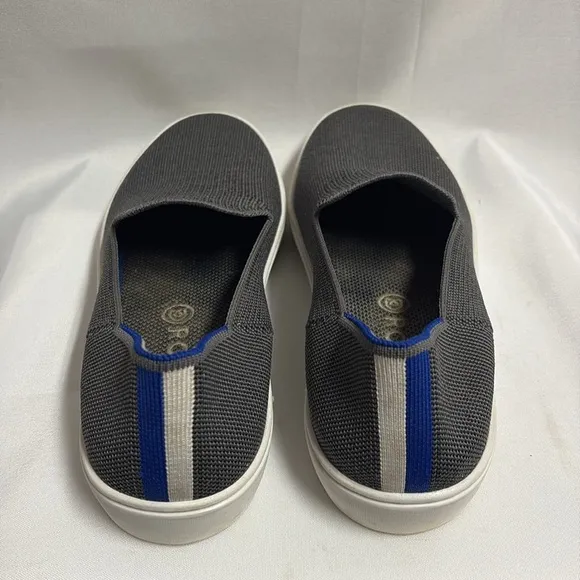 Rothy’s The Original Slip On Sneaker Steel Gray Size 8.5