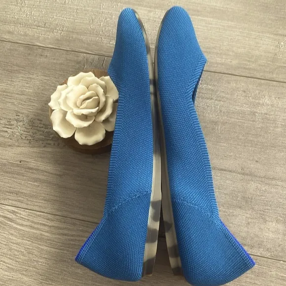 Rothys the round toe size 10 Deep teal woman flat shoes