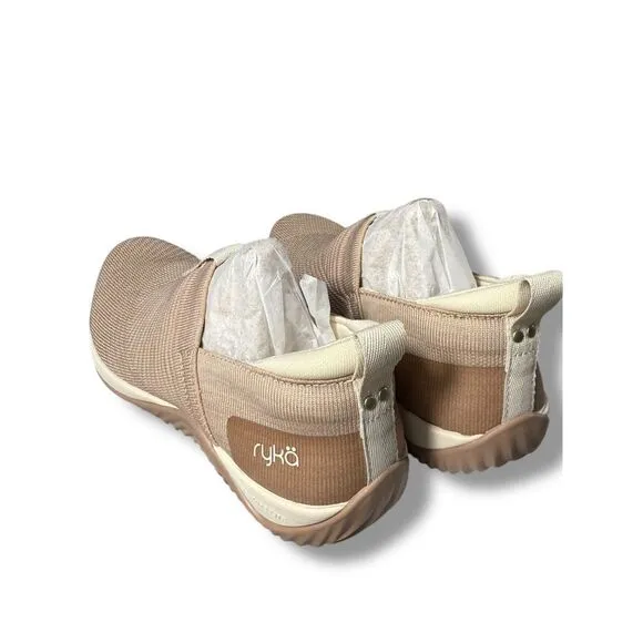 Ryka Echo Knit Slip On Comfort Walking Shoes Trail Outdoor Sneakers‎ Taupe US 6M