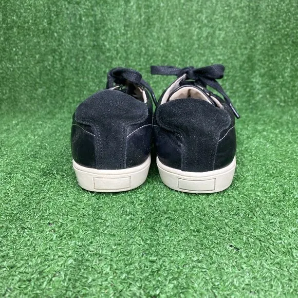 Salvatore Ferragamo EUC Black Designer Sneakers Shoes Boys Children Size 13 Kids