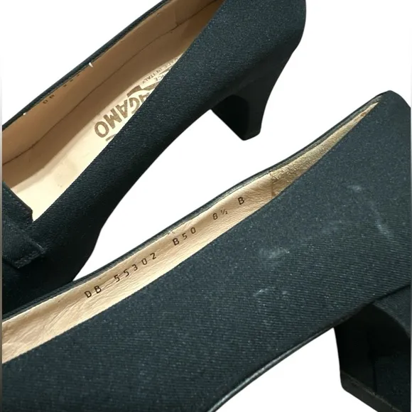 Salvatore Ferragamo ladies square toe shoes 8 1/2 B