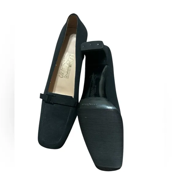 Salvatore Ferragamo ladies square toe shoes 8 1/2 B