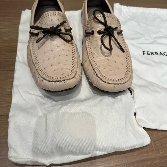 Salvatore Ferragamo Men's Tan Loafers