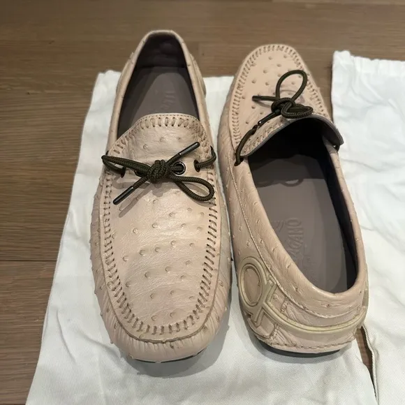 Salvatore Ferragamo Men's Tan Loafers