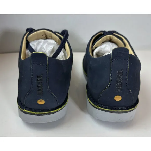 Samuel Hubbard Free Oxford Nubuck Leather Walking Shoes Navy Men's Size US 13