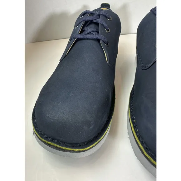 Samuel Hubbard Free Oxford Nubuck Leather Walking Shoes Navy Men's Size US 13