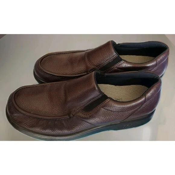 SAS Men's Tripad Comfort Soft Step Shoes Size 15N Brown Slipon