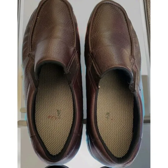 SAS Men's Tripad Comfort Soft Step Shoes Size 15N Brown Slipon