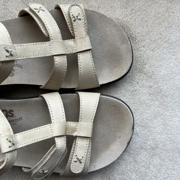 SAS Tripad Comfort Sorrento Tan Leather Strappy Comfort Sandal Shoes Women’s 8 M