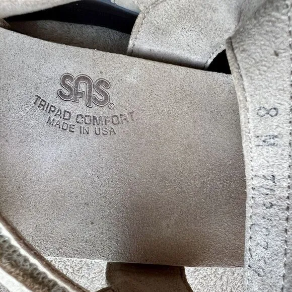 SAS Tripad Comfort Sorrento Tan Leather Strappy Comfort Sandal Shoes Women’s 8 M