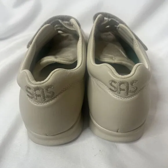 SAS VTO Double Strap Comfort Walking 10.5M Shoes Beige Bone Men's Leisure