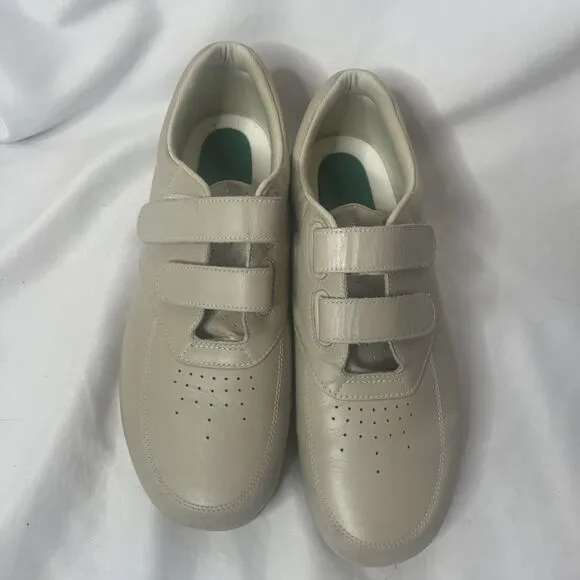 SAS VTO Double Strap Comfort Walking 10.5M Shoes Beige Bone Men's Leisure