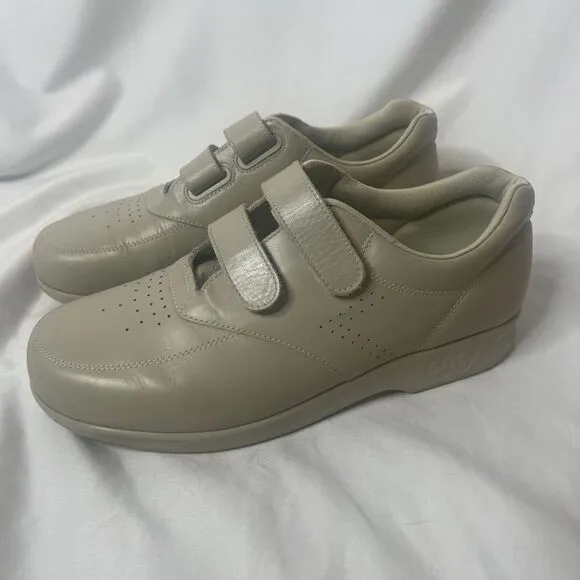SAS VTO Double Strap Comfort Walking 10.5M Shoes Beige Bone Men's Leisure