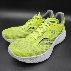 Saucony Kinvara 14 (Mens 9.5) Running Shoes Citron Highlighter Yellow‎ Sneakers