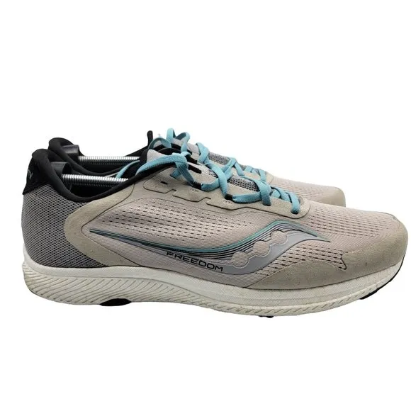 Saucony Mens Freedom 4 Gray Running Shoes Sneakers Size 15 - S20617-35