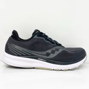 Saucony Mens Ride 14 S10651-45 Black Gray Running Shoes Sneakers Size 9 W‎ Wide