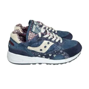 Saucony Mens Shadow 6000 Northern Soul Paisley Blue Sneaker Running Shoes Size 8