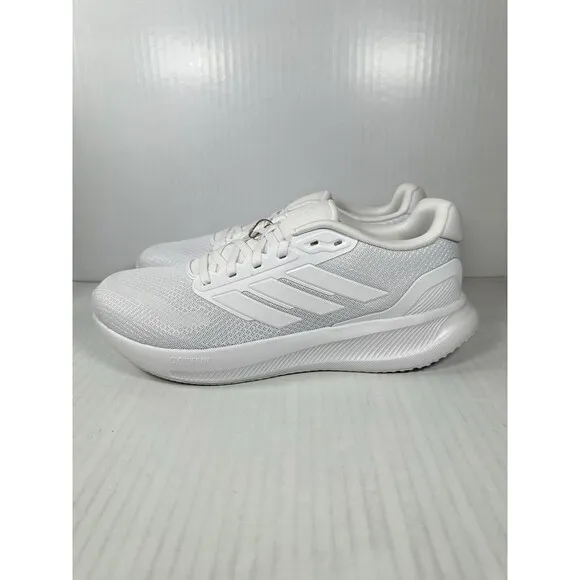 Size 12 Men’s adidas Runfalcon 5 Athletic Running Shoes White IH7757 NEW