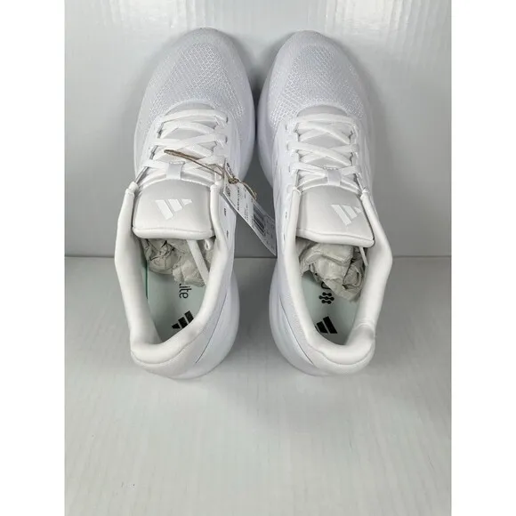 Size 12 Men’s adidas Runfalcon 5 Athletic Running Shoes White IH7757 NEW