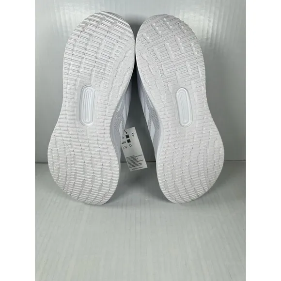 Size 12 Men’s adidas Runfalcon 5 Athletic Running Shoes White IH7757 NEW