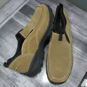 SIZE 13EE. L. L. Bean comfort mocs suede leather shoes loafers.