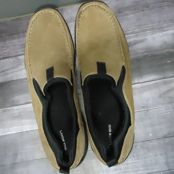 SIZE 13EE. L. L. Bean comfort mocs suede leather shoes loafers.