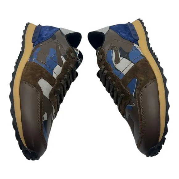 Size 13US - Valentino Garavani Rock Runner Sneakers Brown