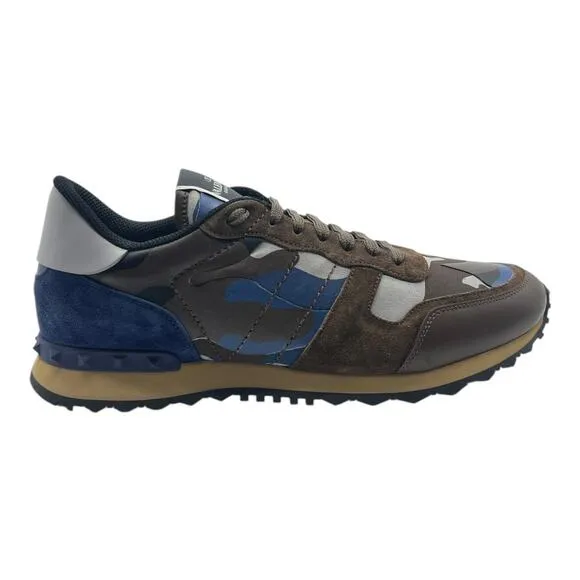 Size 13US - Valentino Garavani Rock Runner Sneakers Brown
