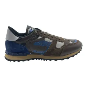 Size 13US - Valentino Garavani Rock Runner Sneakers Brown